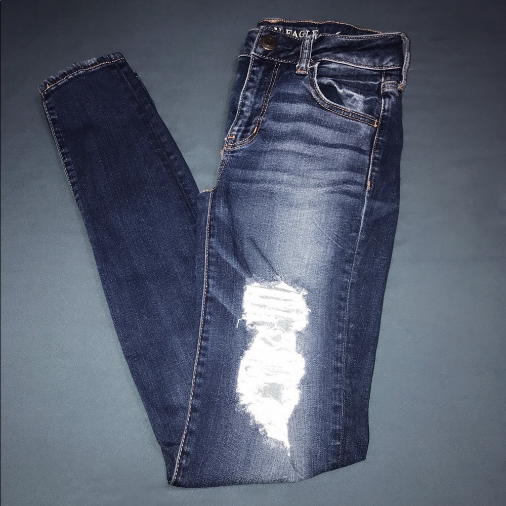 American Eagle Outfitters Ripped Skinny Jeans